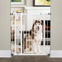 Barrera Carlson Pet Gate Extra Alta Con Puerta Gatera