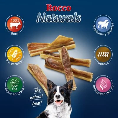 Rocco Naturals Cuero Cabelludo De Buey Para Perros - Imagen 2