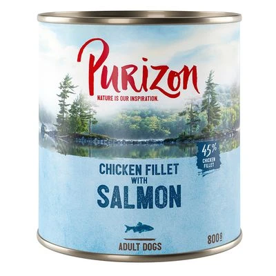 Purizon Adult 12 X 800 G Comida Húmeda Sin Cereales Para Perros - Imagen 2