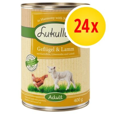 Lukullus Variado En Pack Ahorro: 24 X 400 G 4 Surtidos
