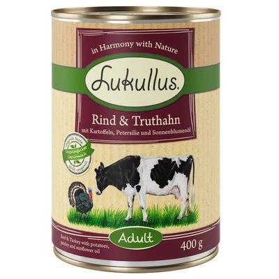Lukullus Adult Sin Cereales 6 X 400 G - Imagen 4