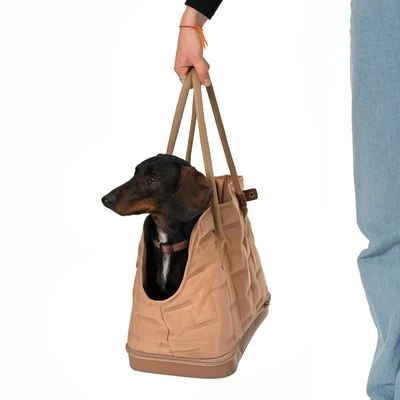 Bolso De Transporte TIAKI Premium Camello Para Mascotas - Imagen 13