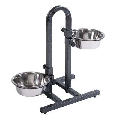 Soporte Ajustable Con Dos Comederos De 1,6 L
