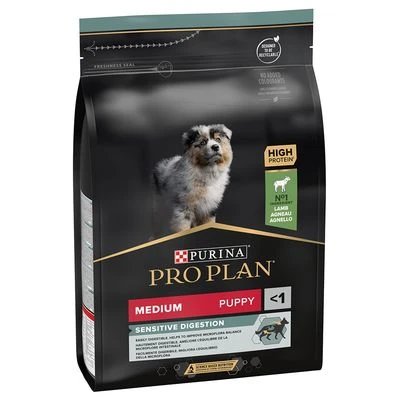 Purina Pro Plan Medium Puppy Sensitive Digestion Cordero Y Arroz - Imagen 2