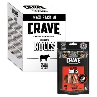 Crave Maxi High Protein Rolls Snacks Para Perros - Imagen 8
