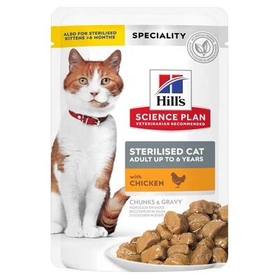 Hill's Science Plan Adult Sterilised Comida Húmeda Para Gatos - Imagen 6