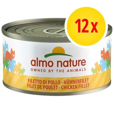 Pack Ahorro Almo Nature Con Carne 12 X 70 G