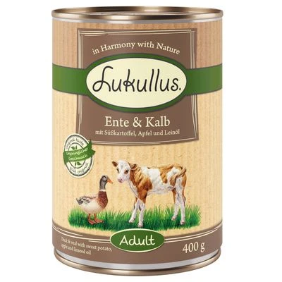 Lukullus Adult Sin Cereales 6 X 400 G - Imagen 5