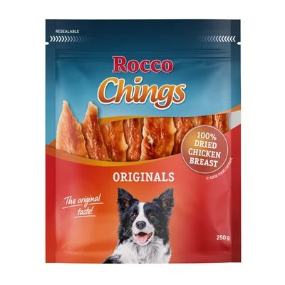 Megapack Rocco Chings Originals Láminas De Carne Para Perros 15 X 250 G - Imagen 10