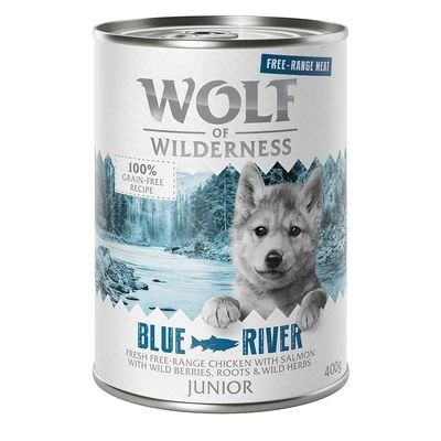 Wolf Of Wilderness Free Range Junior 12 X 400 G - Pack Ahorro - Imagen 3