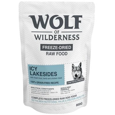 Wolf Of Wilderness Icy Lakesides Con Cordero, Trucha Y Pollo