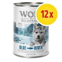 Wolf Of Wilderness Free Range Junior 12 X 400 G - Pack Ahorro