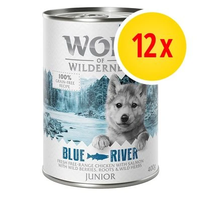 Wolf Of Wilderness Free Range Junior 12 X 400 G - Pack Ahorro